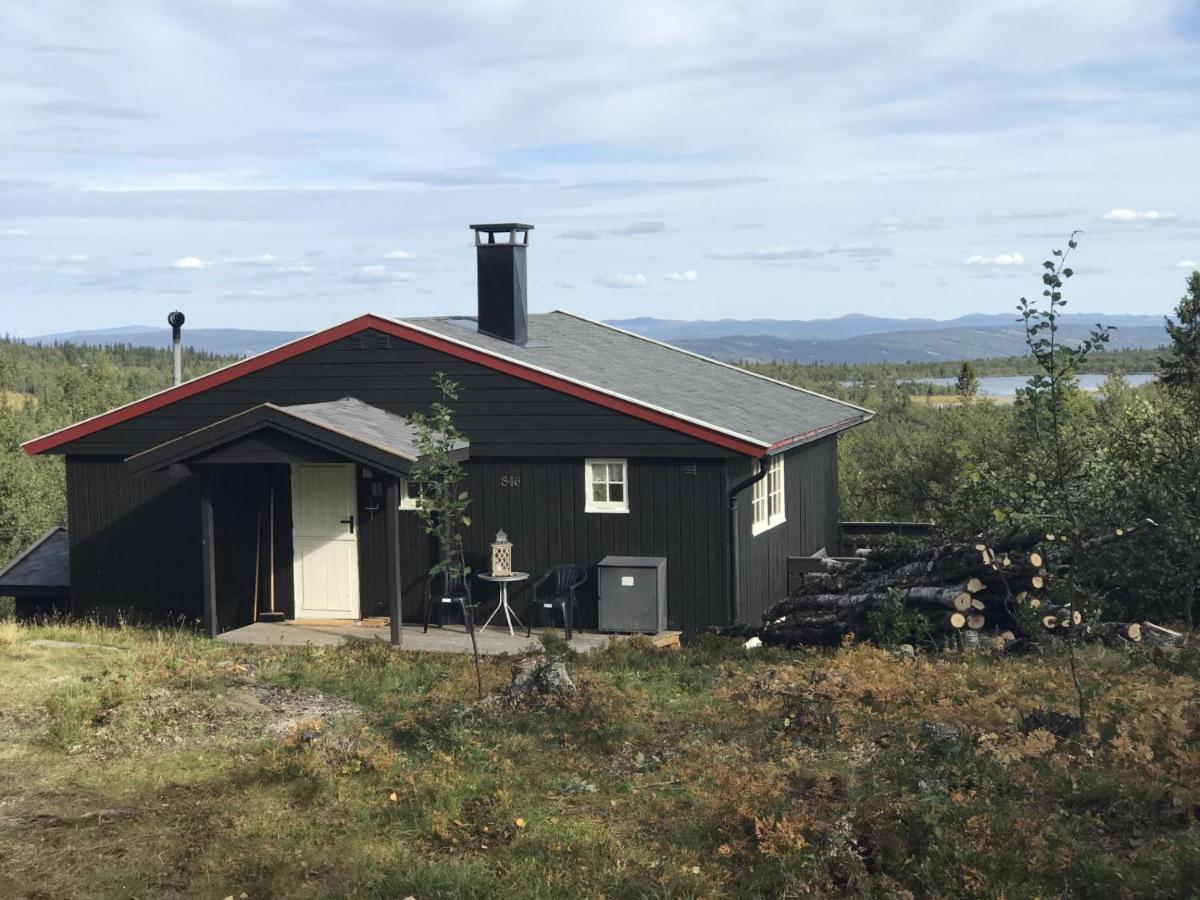 Cabin In The Mountain, Outstanding View & Solar Energy Slidre Exterior photo